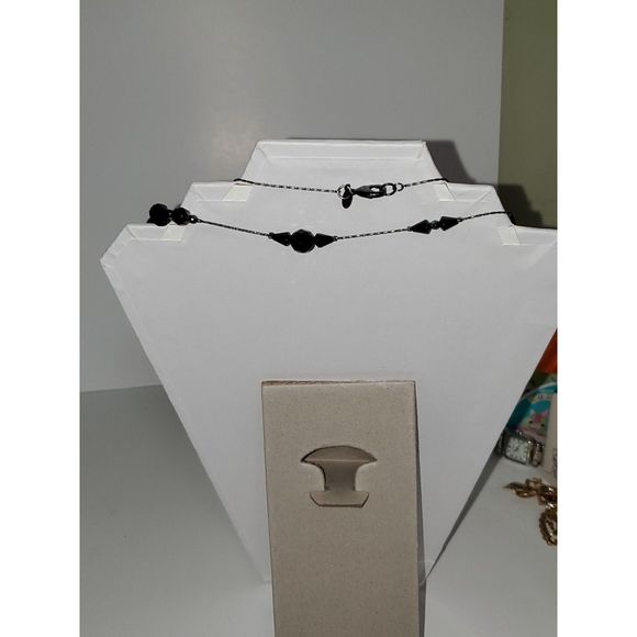 2028 Women's Beaded Necklace Aurora Borealis Rhinestones Double Length Bohemian - Picture 6 of 12